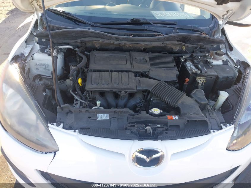 VIN JM1DE1KY8E0172828 2014 MAZDA MAZDA2 no.10