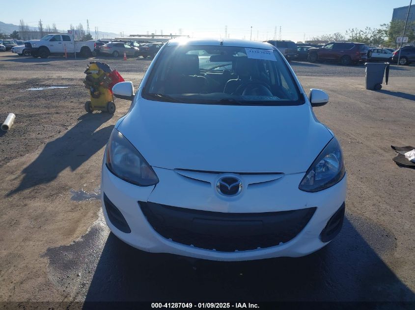 VIN JM1DE1KY8E0172828 2014 MAZDA MAZDA2 no.12