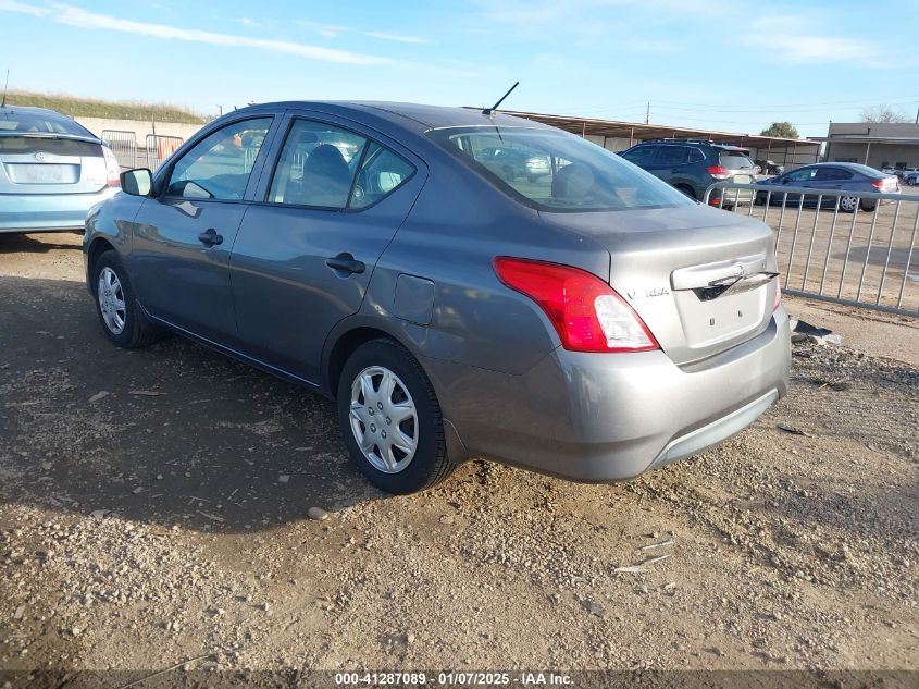 VIN 3N1CN7AP8GL906612 2016 Nissan Versa, 1.6 S no.3