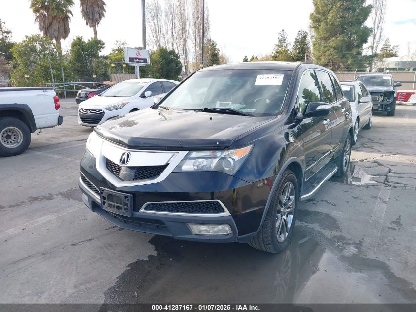 VIN 2HNYD2H66DH503765 2013 ACURA MDX no.2