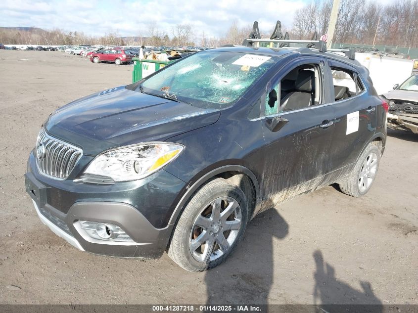 VIN KL4CJGSB1GB746161 2016 Buick Encore, Leather no.2