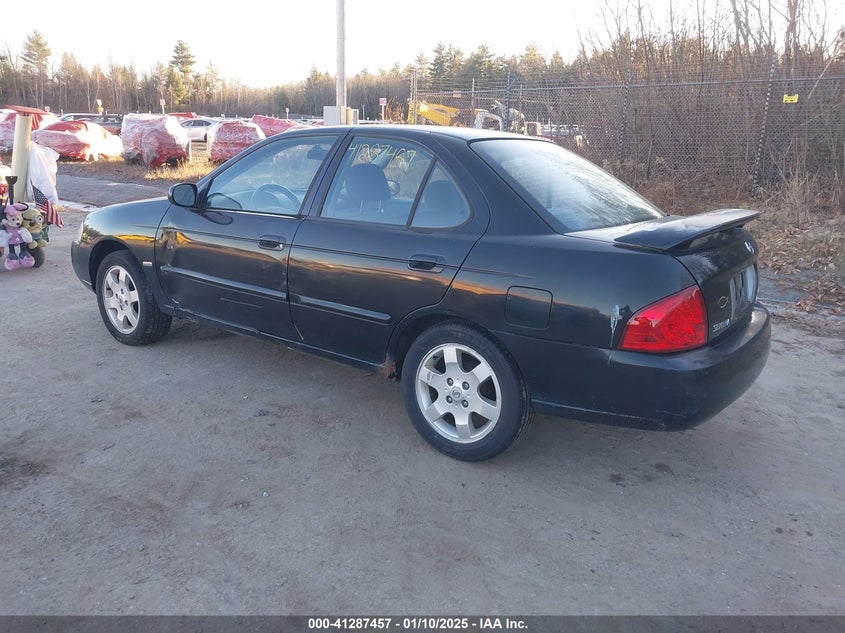 2006 NISSAN SENTRA VIN: 3N1CB51D06L645106