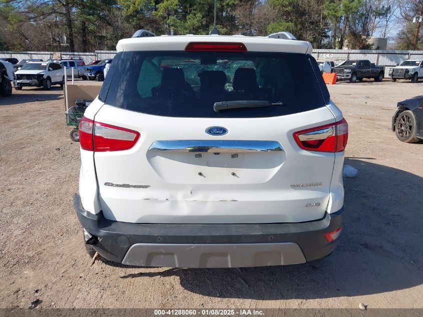 2020 Ford Ecosport Titanium VIN: MAJ6S3KL6LC349007 Lot: 41288060