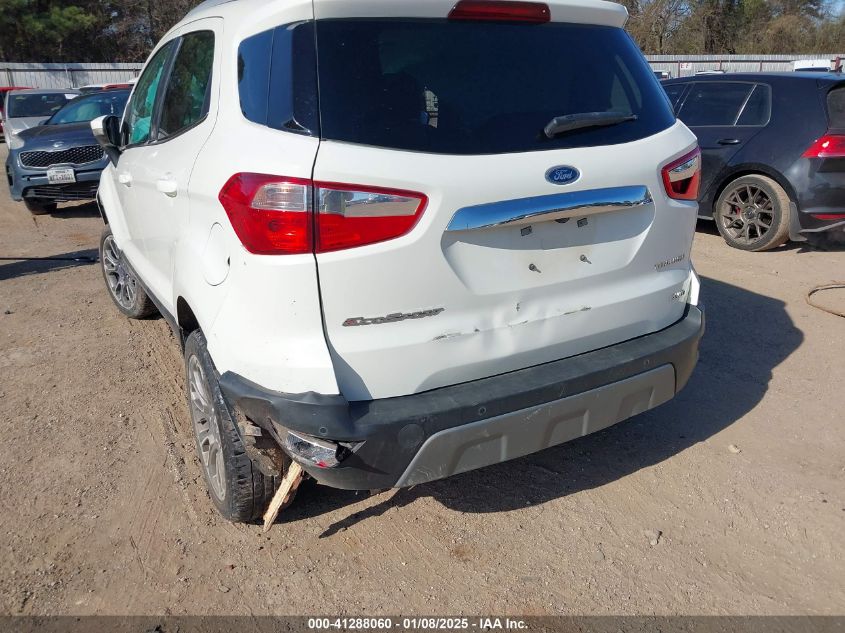 2020 Ford Ecosport Titanium VIN: MAJ6S3KL6LC349007 Lot: 41288060