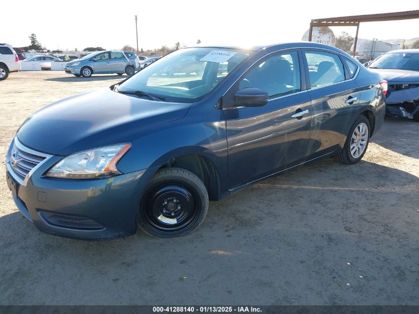 VIN 1N4AB7AP7DN907040 2013 Nissan Sentra, SV no.2