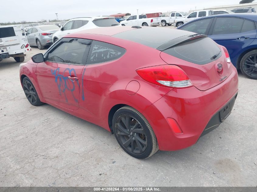 VIN KMHTC6AD6HU307844 2017 Hyundai Veloster no.3