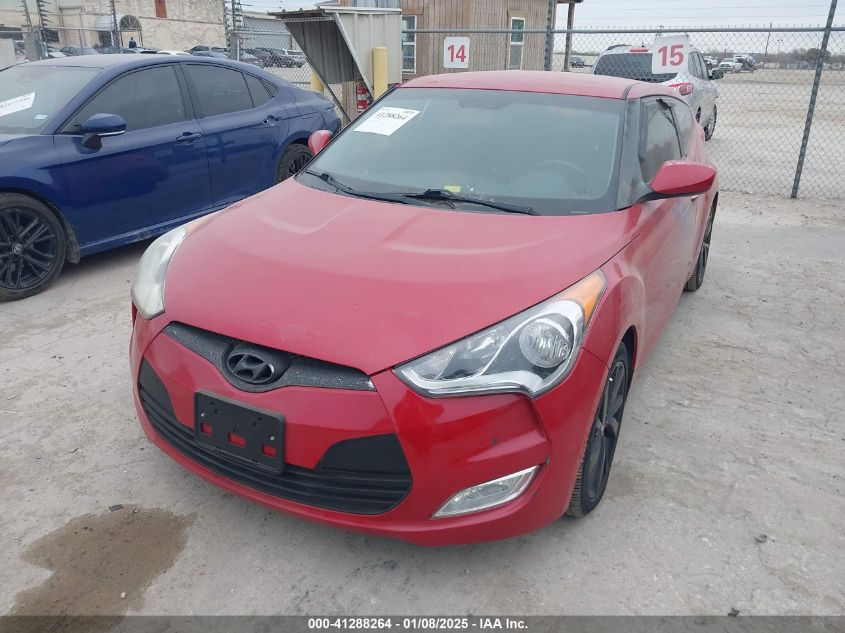 VIN KMHTC6AD6HU307844 2017 Hyundai Veloster no.6