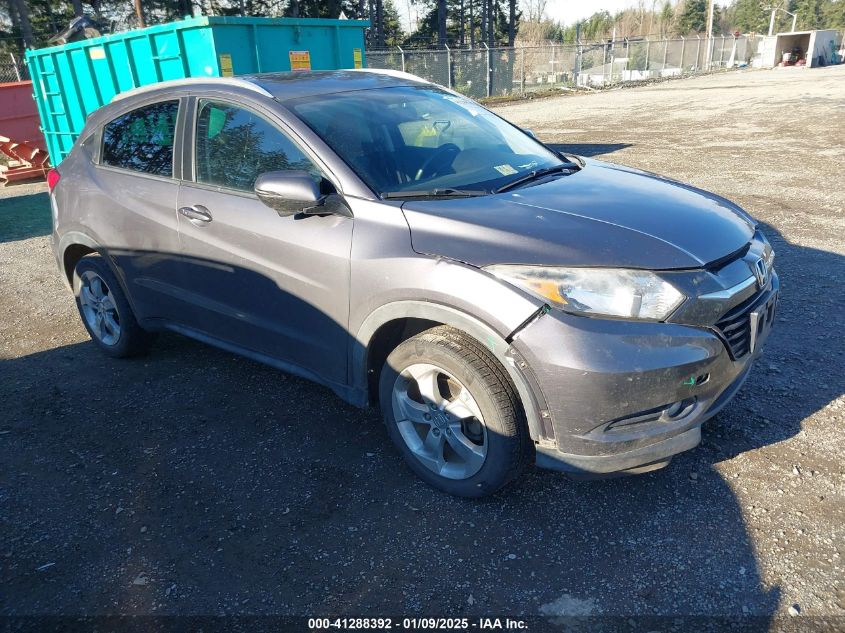 VIN 3CZRU6H7XGM725171 2016 Honda HR-V, Ex-L no.1