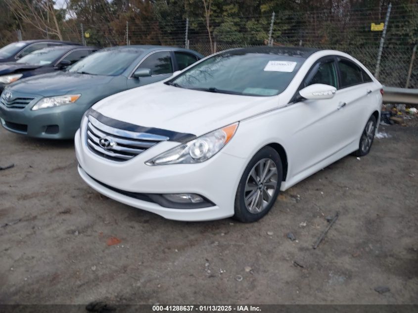 VIN 5NPEC4AC4EH878473 2014 HYUNDAI SONATA no.2