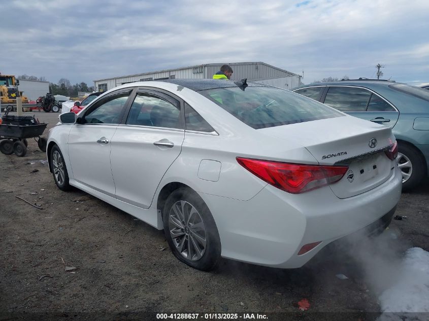 VIN 5NPEC4AC4EH878473 2014 HYUNDAI SONATA no.3