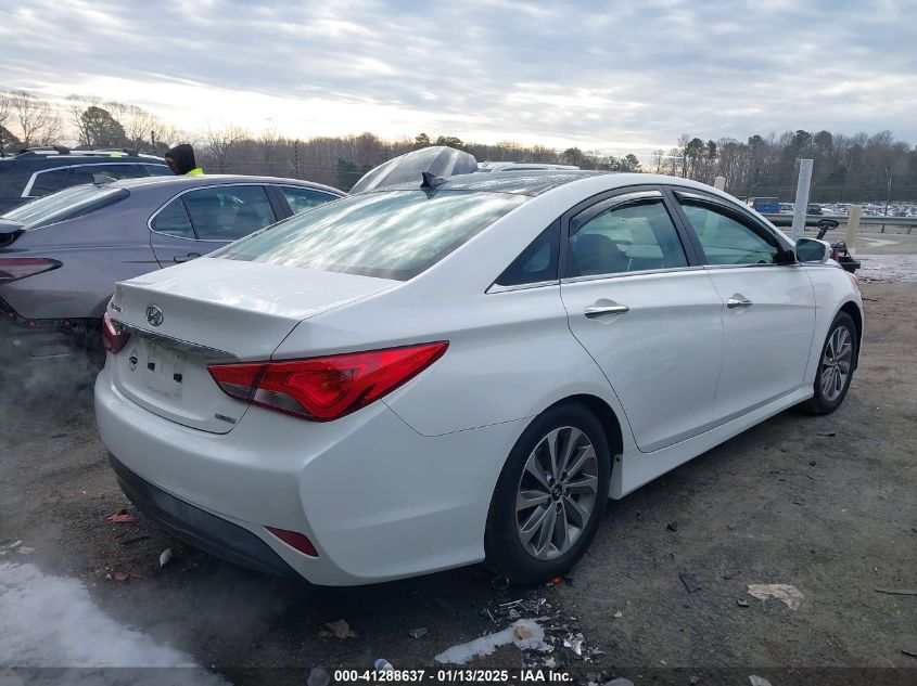 VIN 5NPEC4AC4EH878473 2014 HYUNDAI SONATA no.4