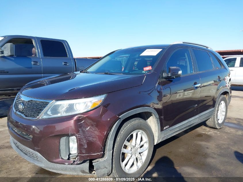 2014 KIA SORENTO LX - 5XYKTCA69EG440594