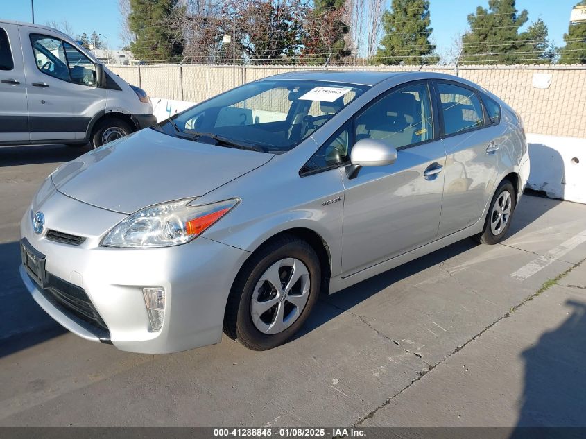 VIN JTDKN3DU4E0375888 2014 Toyota Prius, Two no.2