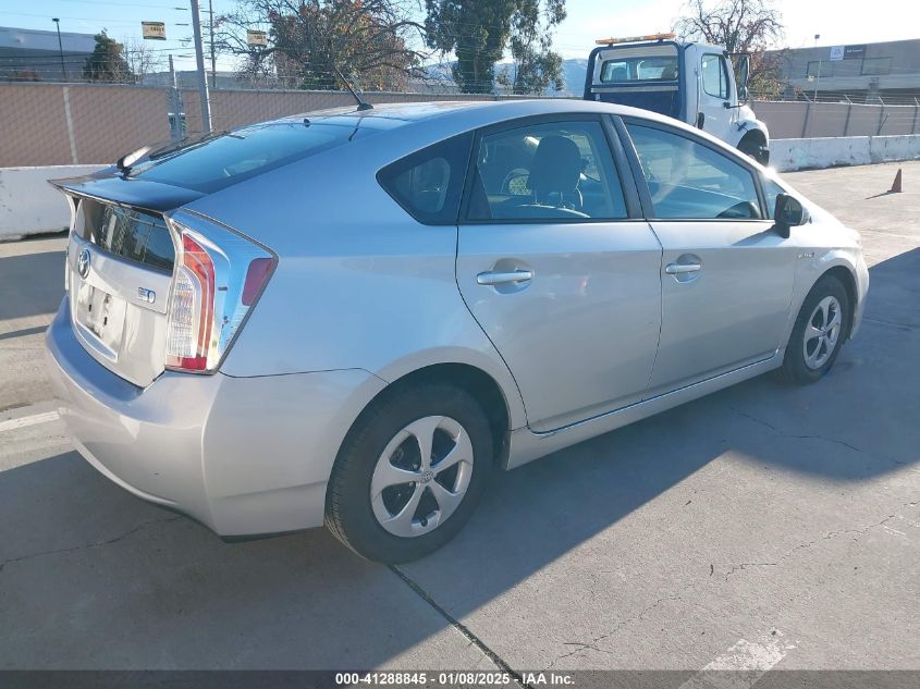 VIN JTDKN3DU4E0375888 2014 Toyota Prius, Two no.4