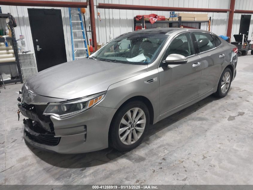 VIN 5XXGU4L37GG089655 2016 KIA Optima, EX no.2