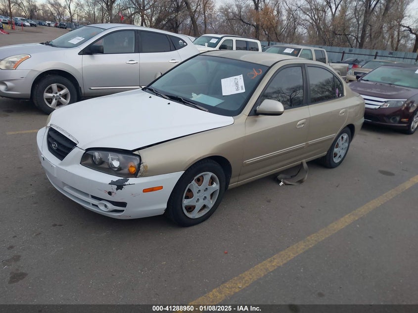 2006 HYUNDAI ELANTRA VIN: KMHDN46D66U321719