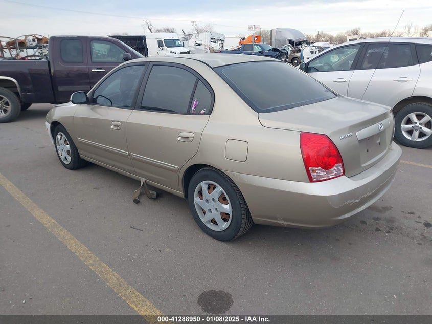 2006 HYUNDAI ELANTRA VIN: KMHDN46D66U321719