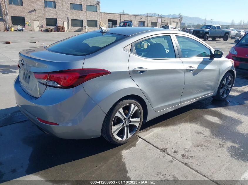 VIN KMHDH4AH6EU160109 2014 Hyundai Elantra, Sport no.4