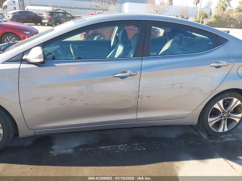 VIN KMHDH4AH6EU160109 2014 Hyundai Elantra, Sport no.6