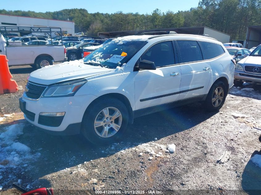 VIN 1GNKVFEDXGJ295130 2016 Chevrolet Traverse, LS no.2