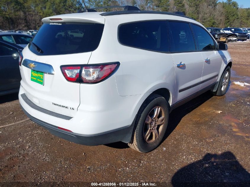 VIN 1GNKVFEDXGJ295130 2016 Chevrolet Traverse, LS no.4