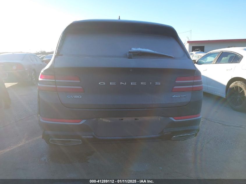 2022 Genesis Gv80 3.5T Awd/3.5T Awd Advanced/3.5T Awd Prestige Signature VIN: KMUHCESC4NV080205 Lot: 41289112