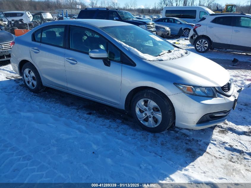 VIN 19XFB2F56FE104446 2015 Honda Civic, LX no.1