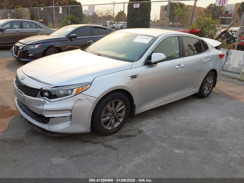 2016 KIA OPTIMA LX TURBO - 5XXGT4L18GG027473