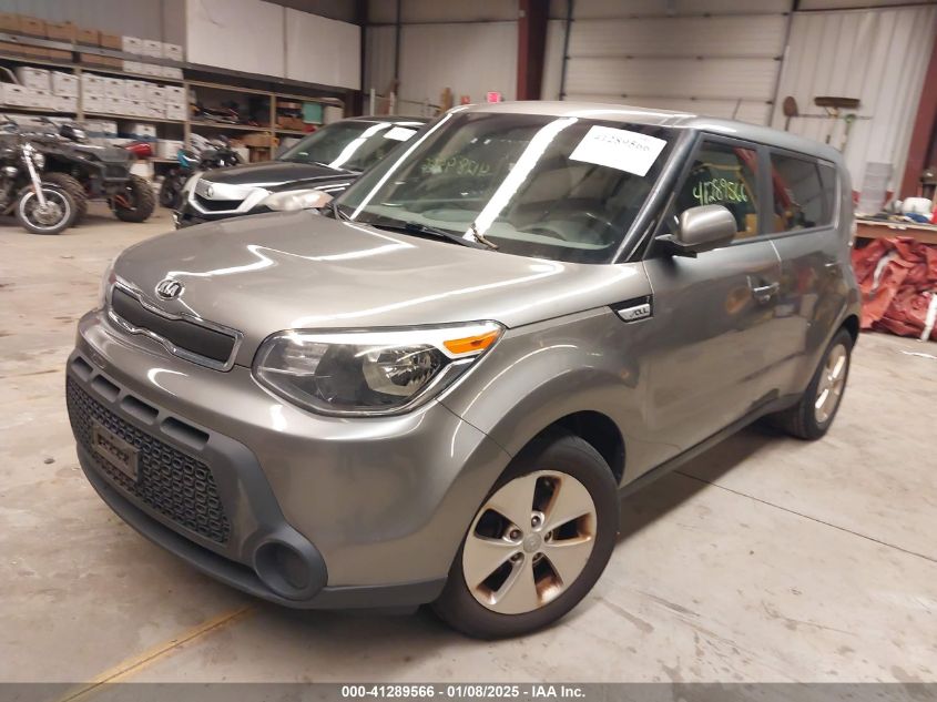 VIN KNDJN2A22G7274772 2016 KIA Soul no.2