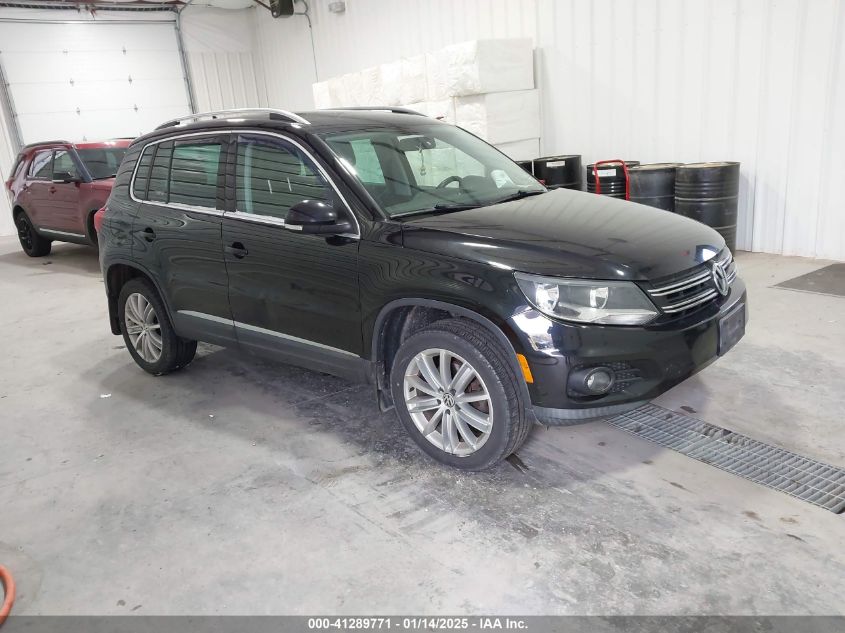 2014 VOLKSWAGEN TIGUAN S/SE/SEL/R-LINE - WVGBV3AX6EW551699