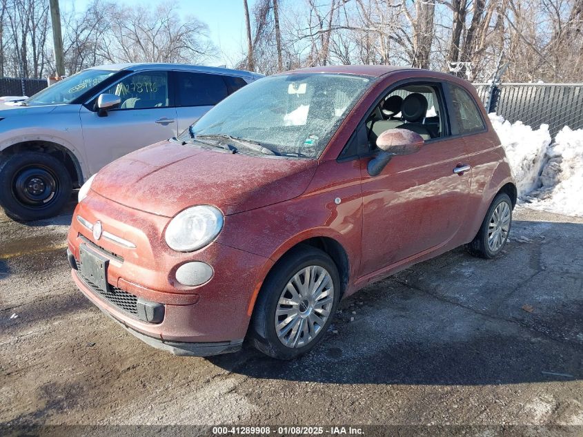 2013 Fiat 500 Pop VIN: 3C3CFFAR1DT574857 Lot: 41289908