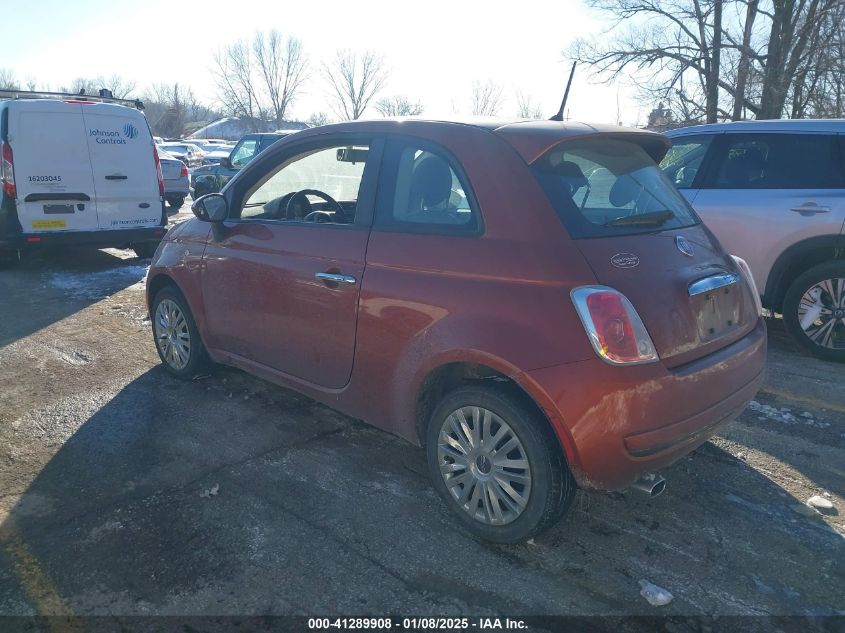 2013 Fiat 500 Pop VIN: 3C3CFFAR1DT574857 Lot: 41289908