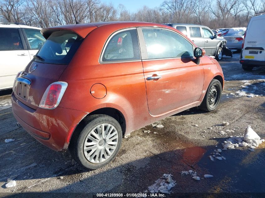 2013 Fiat 500 Pop VIN: 3C3CFFAR1DT574857 Lot: 41289908