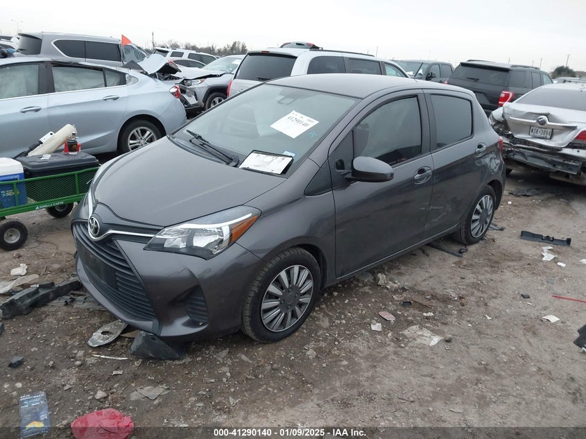 2017 TOYOTA YARIS VIN: VNKKTUD31HA082801