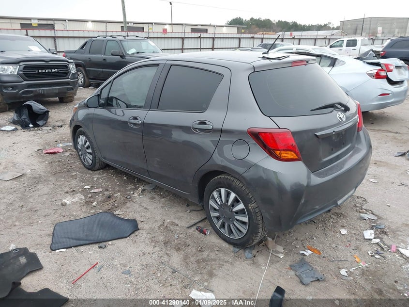 2017 TOYOTA YARIS VIN: VNKKTUD31HA082801