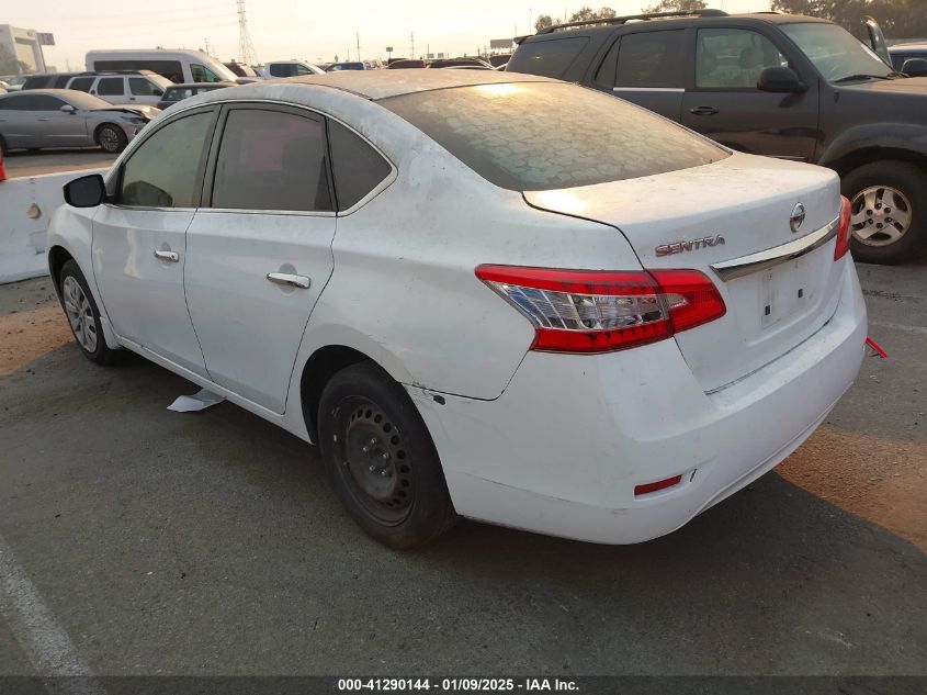 VIN 3N1AB7AP8EY292001 2014 NISSAN SENTRA no.3