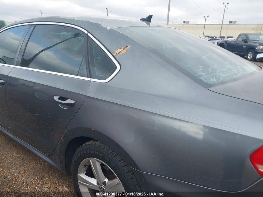 2012 VOLKSWAGEN PASSAT VIN: 1VWBH7A3XCC054344