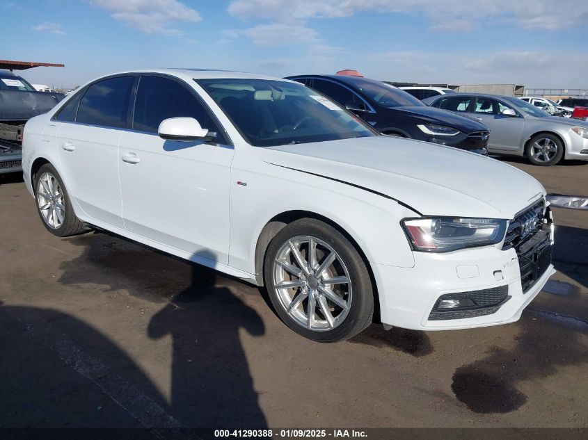 2015 AUDI A4 2.0T PREMIUM - WAUBFAFL9FN034560