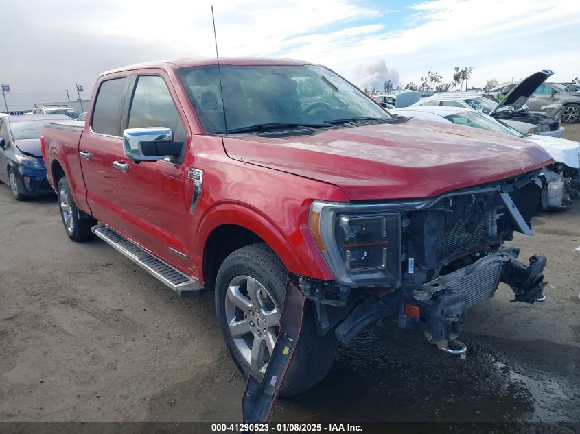 VIN 1FTFW1ED7NFB64182 2022 FORD F-150 no.1