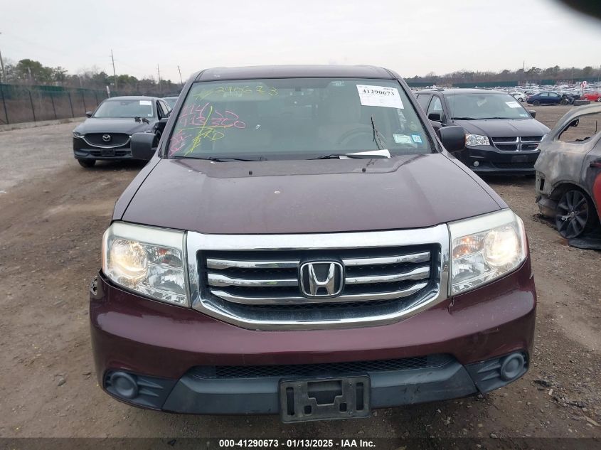 VIN 5FNYF4H25FB068626 2015 Honda Pilot, LX no.12