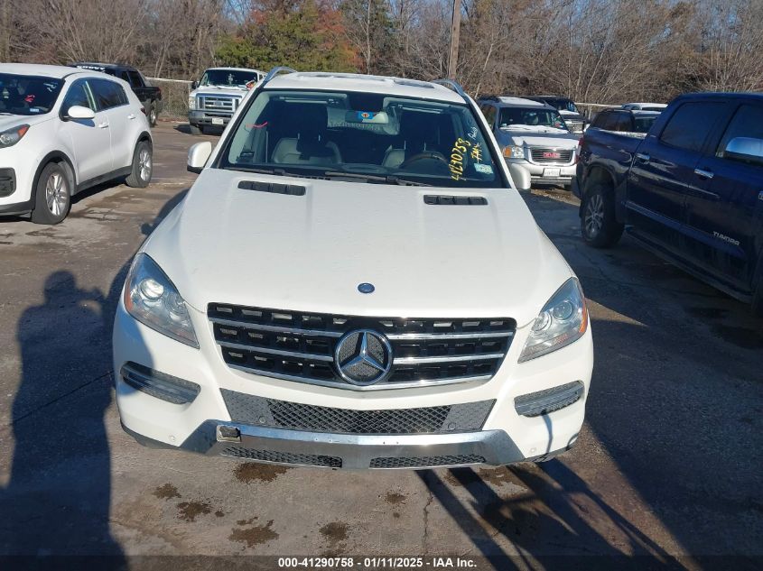 VIN 4JGDA2EB5DA143493 2013 Mercedes-Benz Ml 350 Blu... no.12