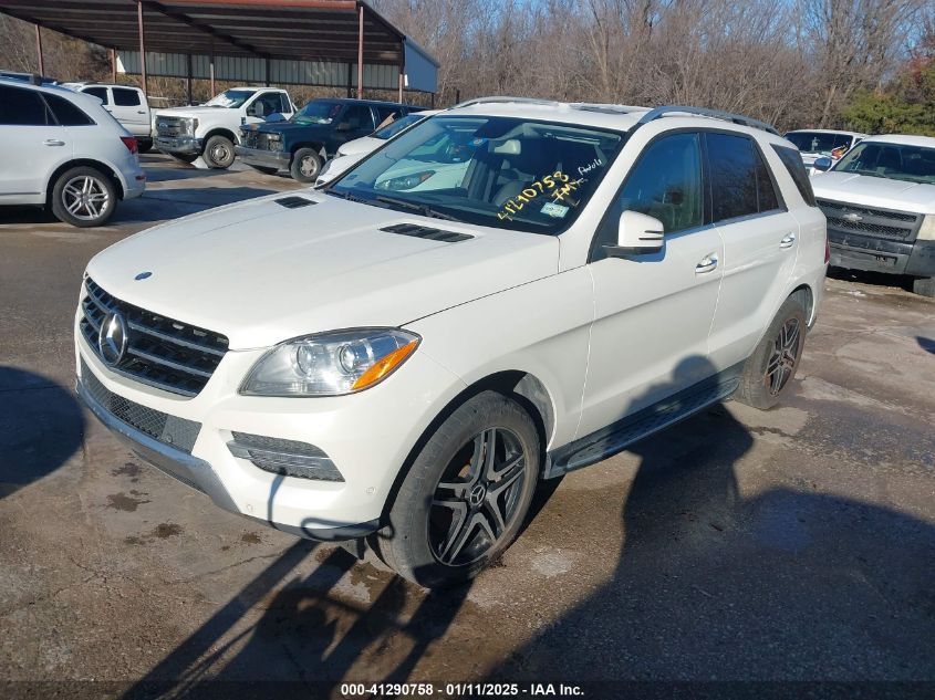 VIN 4JGDA2EB5DA143493 2013 Mercedes-Benz Ml 350 Blu... no.2