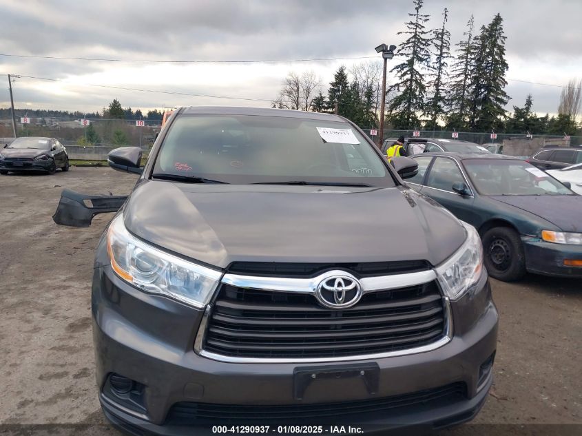 VIN 5TDZARFH6GS021187 2016 Toyota Highlander, LE no.12