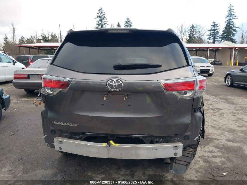 VIN 5TDZARFH6GS021187 2016 Toyota Highlander, LE no.16