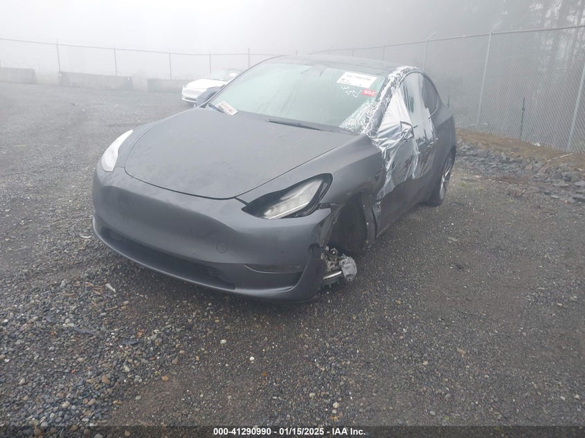 Vin: 5yjygdee0mf096794, lot: 41781358, tesla model y long range dual motor all-wheel drive 20212