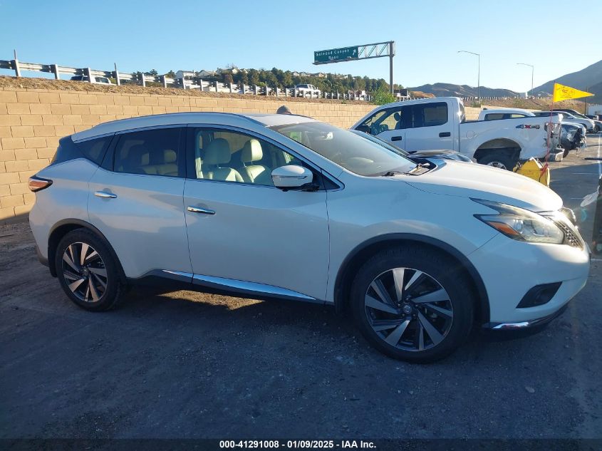 VIN 5N1AZ2MGXFN222288 2015 Nissan Murano, Platinum no.13