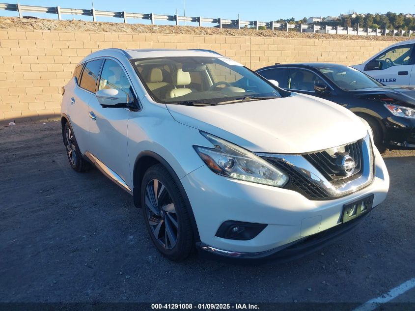 VIN 5N1AZ2MGXFN222288 2015 Nissan Murano, Platinum no.1