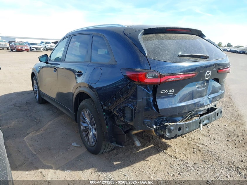 Vin: jm3kkahdxs1190958, lot: 41781577, mazda cx-90 3.3 turbo select package 20253