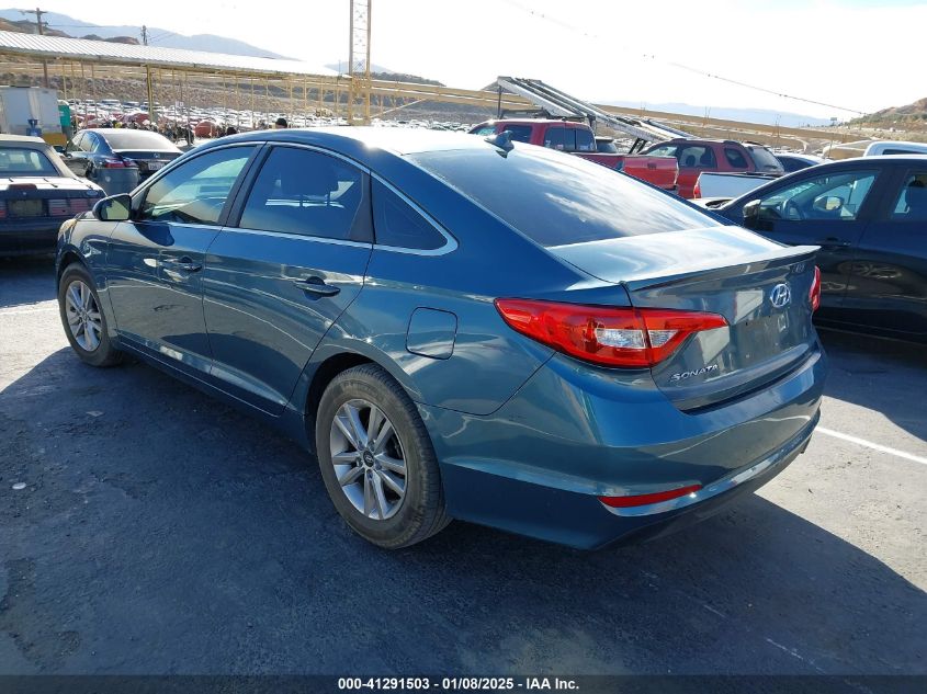 VIN 5NPE24AF5HH442880 2017 Hyundai Sonata, SE no.3