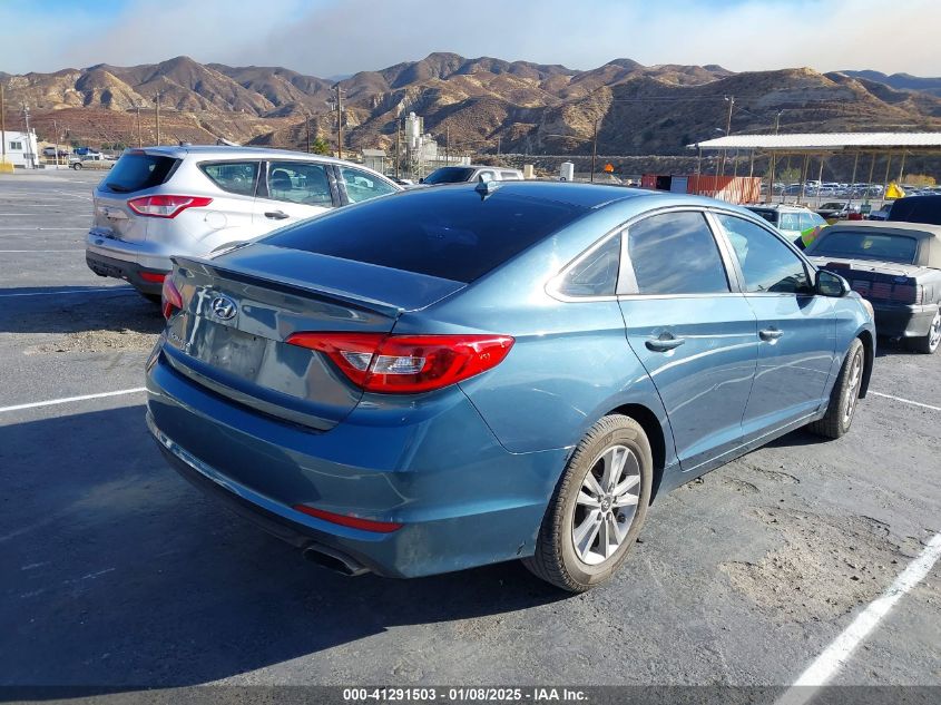 VIN 5NPE24AF5HH442880 2017 Hyundai Sonata, SE no.4